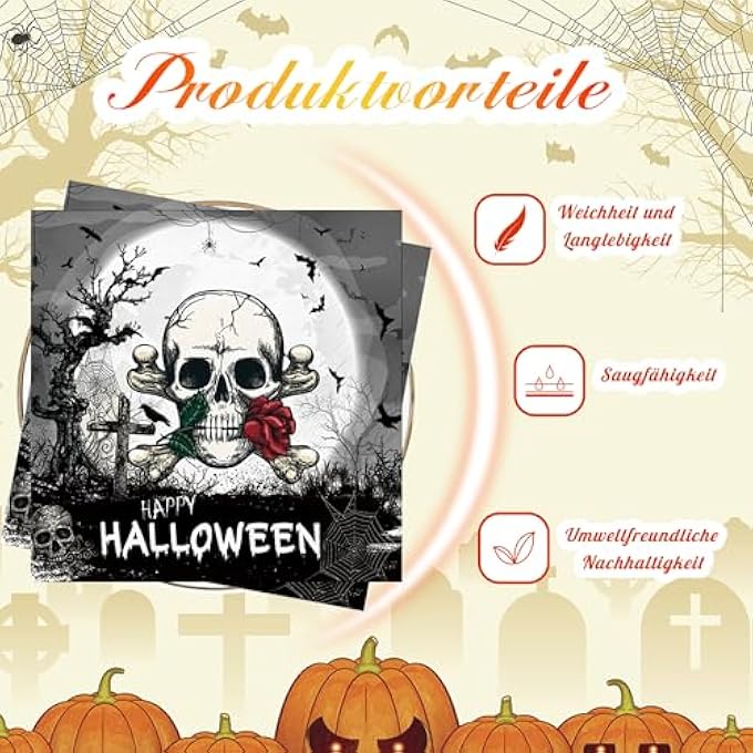 HALLOWEEN NAPKINS (PACK OF 40) - Image 3